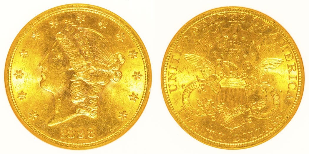 Gold Liberty Head Coin